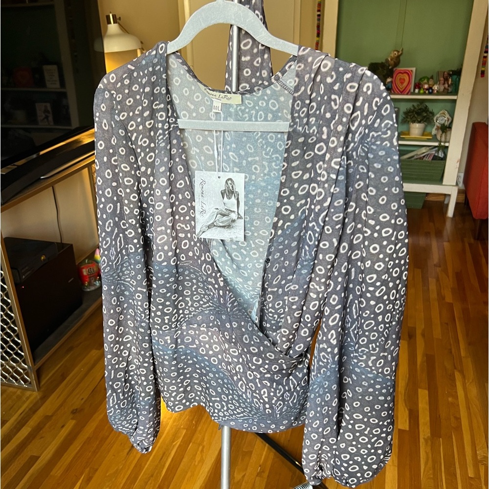 NWT Unique Silk Top